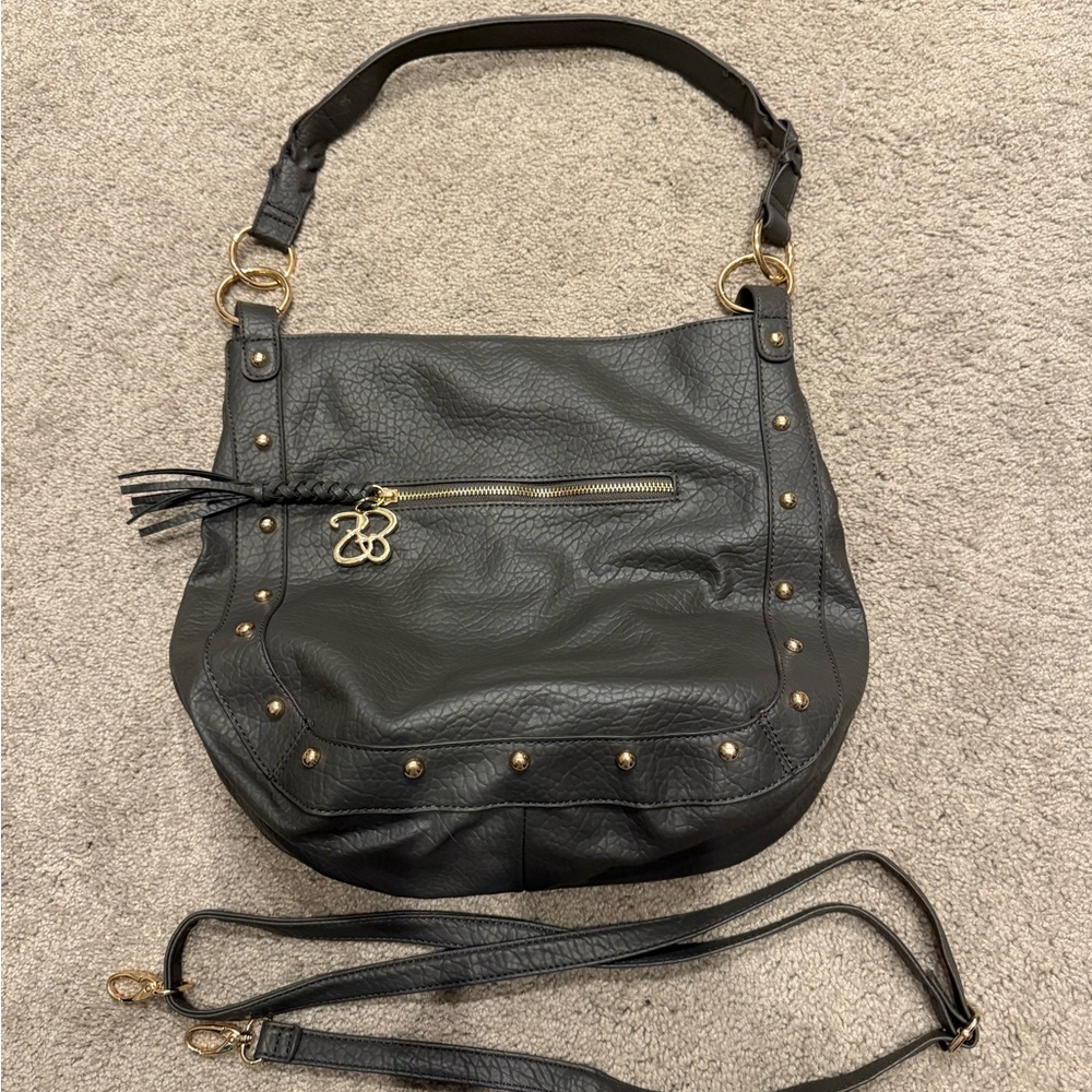 NWOT Jessica Simpson Gray Hobo Shoulder Bag